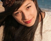 Velvet Turban Headband Turband Headband Brown