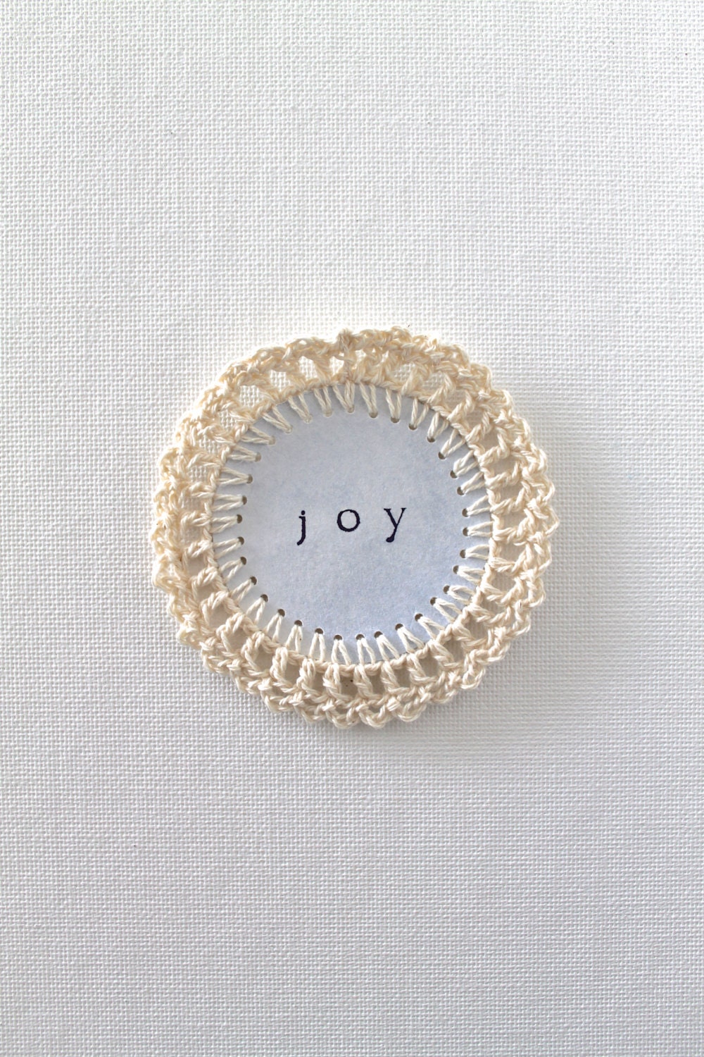 JOY Crochet Scrapbooking Embellishments PURPLE