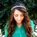 L.A. RAISED-Cream Sunflowers-Suede Flower Crown