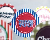 Custom Lil' PARTY TAGS - Pick Your Own Design DIY Printable Cupcake Toppers Il_170x135
