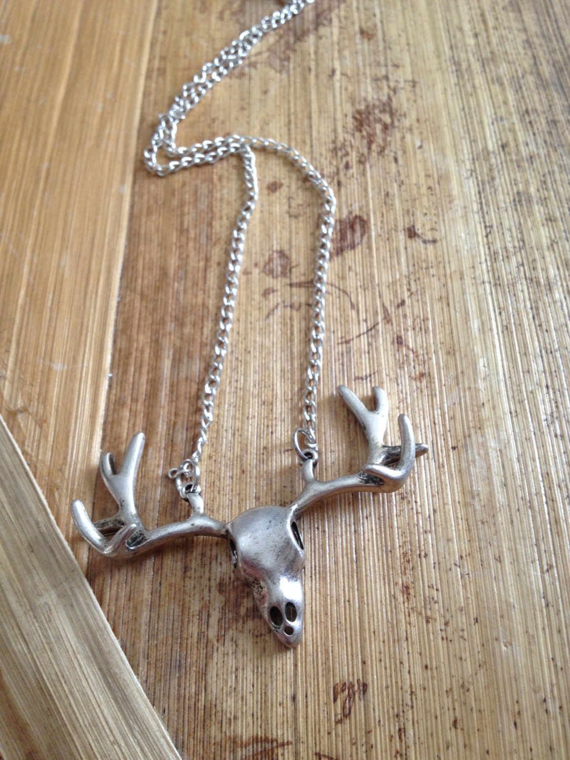 Skull Stag Deer Necklace