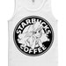The Little Siren Tank Top Starbucks Parody Little Mermaid Ariel - American Apparel Unisex Sizes S, M, L, XL