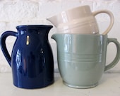 Deep Blue Pitcher. Vintage England.