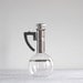 1950s Glass Modern Carafe / Inland Hand Blown Glass Decanter with Bakelite Handle / Atomic Age Kitchenware