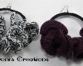 Ruffled Bottom Hoop EarringsAvailable in 4 Colors