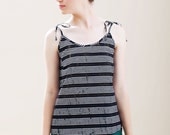 Mother's day Sale, Striped top, Womens top, Sleeveless top, Summer tank top, Summer womens top, Elegant top,  Free shipping