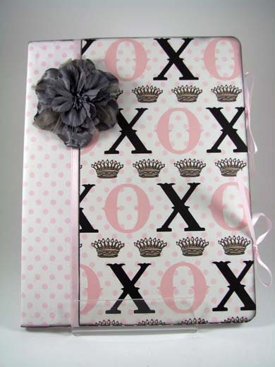 XOXOXOXO Royal Princess Journal - Altered Composition Notebook - Diary