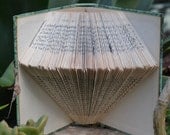 The Crystal - Yankee Ships - Folded Book Art - Recycled, Repurposed, Reclaimed