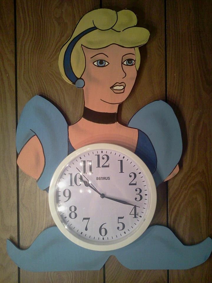 Cinderella Childrens Wall Clock