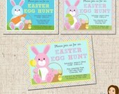 PRINTABLE Easter Bunny Egg Hunt Party Invitations (Character of your choice) Il_170x135