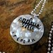 Personalized Jewelry, Hand Stamped Jewelry, Military Jewelry, Military Necklace, Military WIfe Jewelry