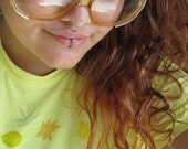 Vintage CHRISTIAN DIOR Glasses - Honeycomb Oversized Glasses - With FREE Vintage Glasses Pouch