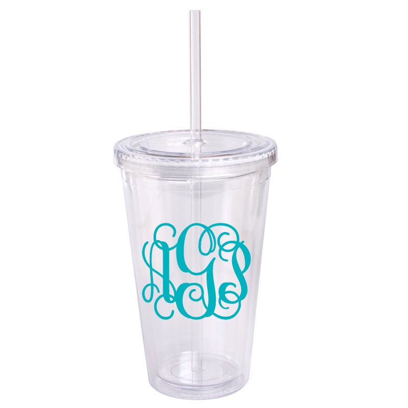 Personalized/ Monogrammed 16 ounce Insulated Tumbler