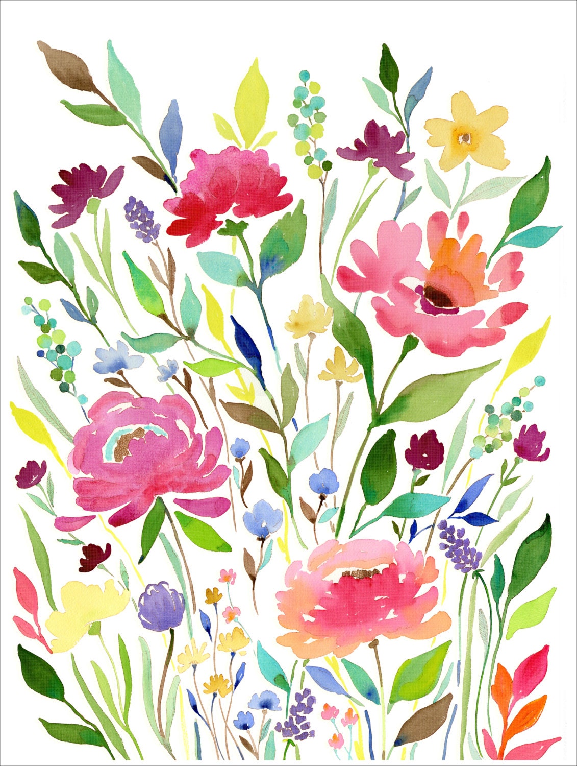 12x16 Print Let Your Garden Grow