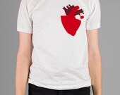 Applique T Shirt - Anatomy - Heart