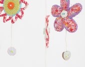 30% OFF SALE - Bibi - Crocheted Flower Mobile