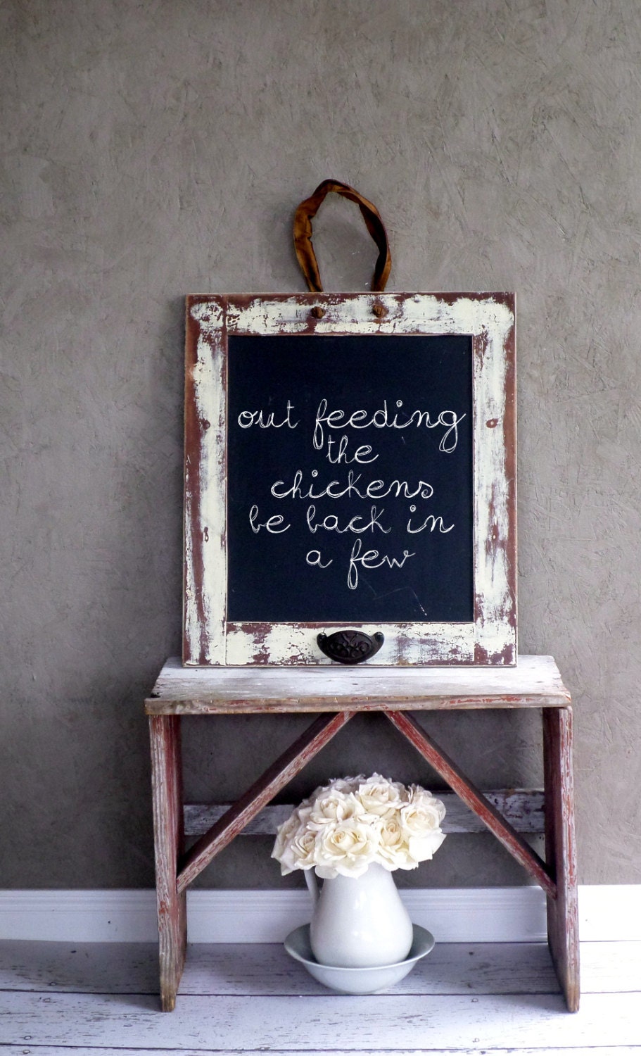 Farmhouse Chalkboard Photo Booth Prop Farmhouse Chalkboard Sign
