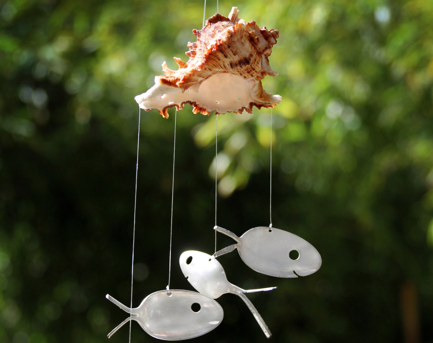 Sea Shell & Spoon Fish Wind Chime