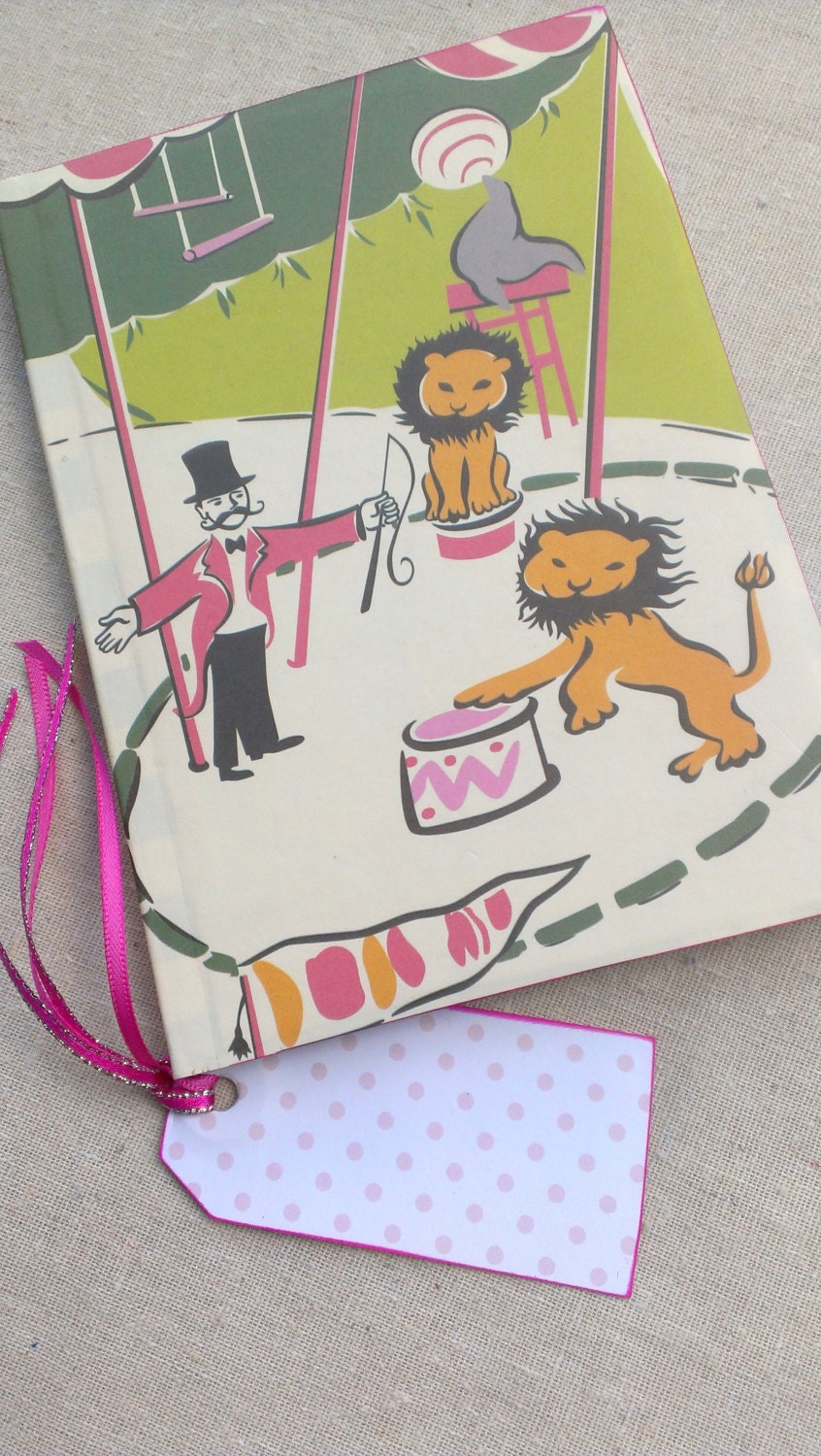 Whimsy Circus Journal with Tag