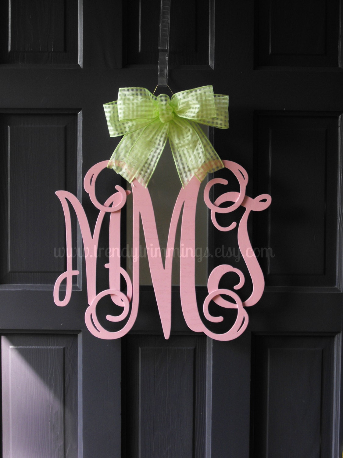 14" Wooden Monogram- Interlocking