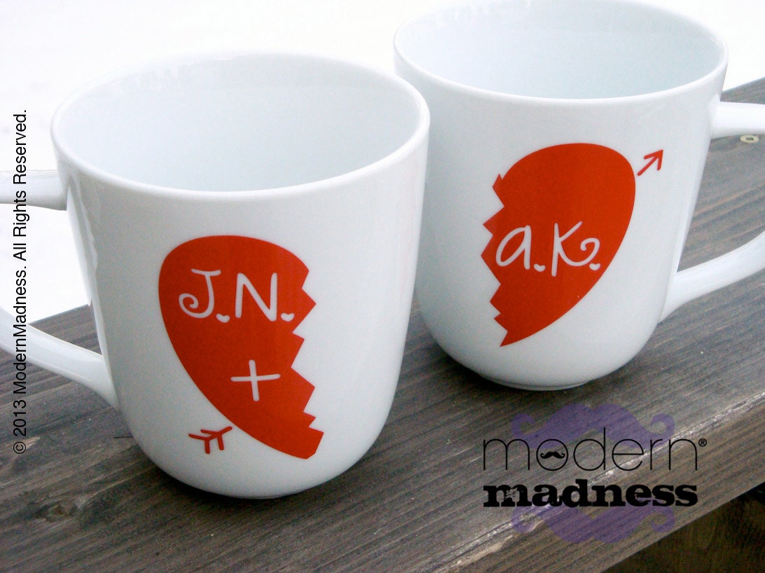 Half Heart - Personalized - set of 2 - LIMITED TIME ONLY