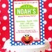 Elmo Invitation - Birthday Party Printable Invitation, Thank You, Address Labels & Envelope Seals - Sesame Street - Amanda's Parties To Go