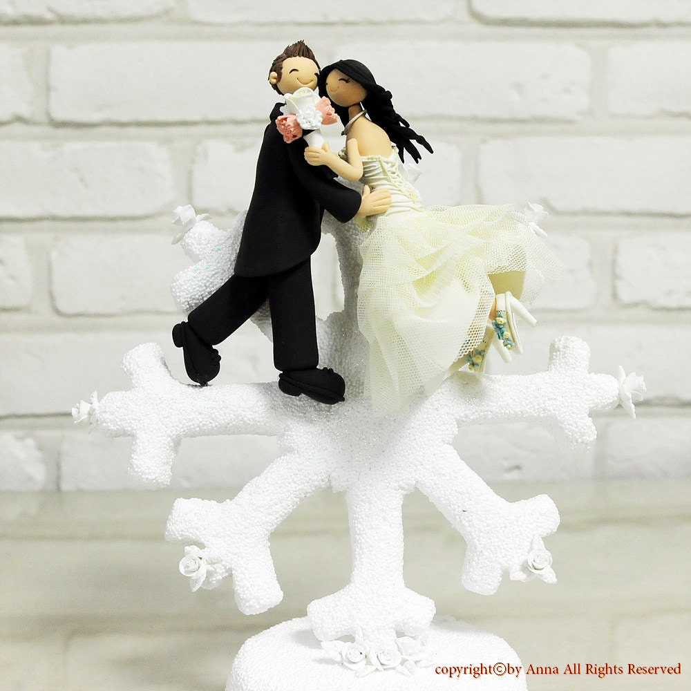 Fairy theme custom wedding cake topper decoration keepsake