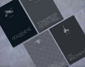 Pierce Brosnan Bond - a James Bond inspired Spy Film Series: Four 13x19 Posters Set