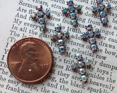 Vintage Swarovski Rhinestone Cross Crystal AB lot of 6