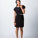 Easy Short Sleeved Dress Pattern - Elastic Waist,  Short Kimono Sleeve