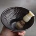 Shaving Bowl Ready To Ship Burnished Steel Dottie Shaving Bowl by Symmetrical Pottery
