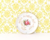 Small Porcelain Plate I Love You Rose Ring Ring Bearer Dish