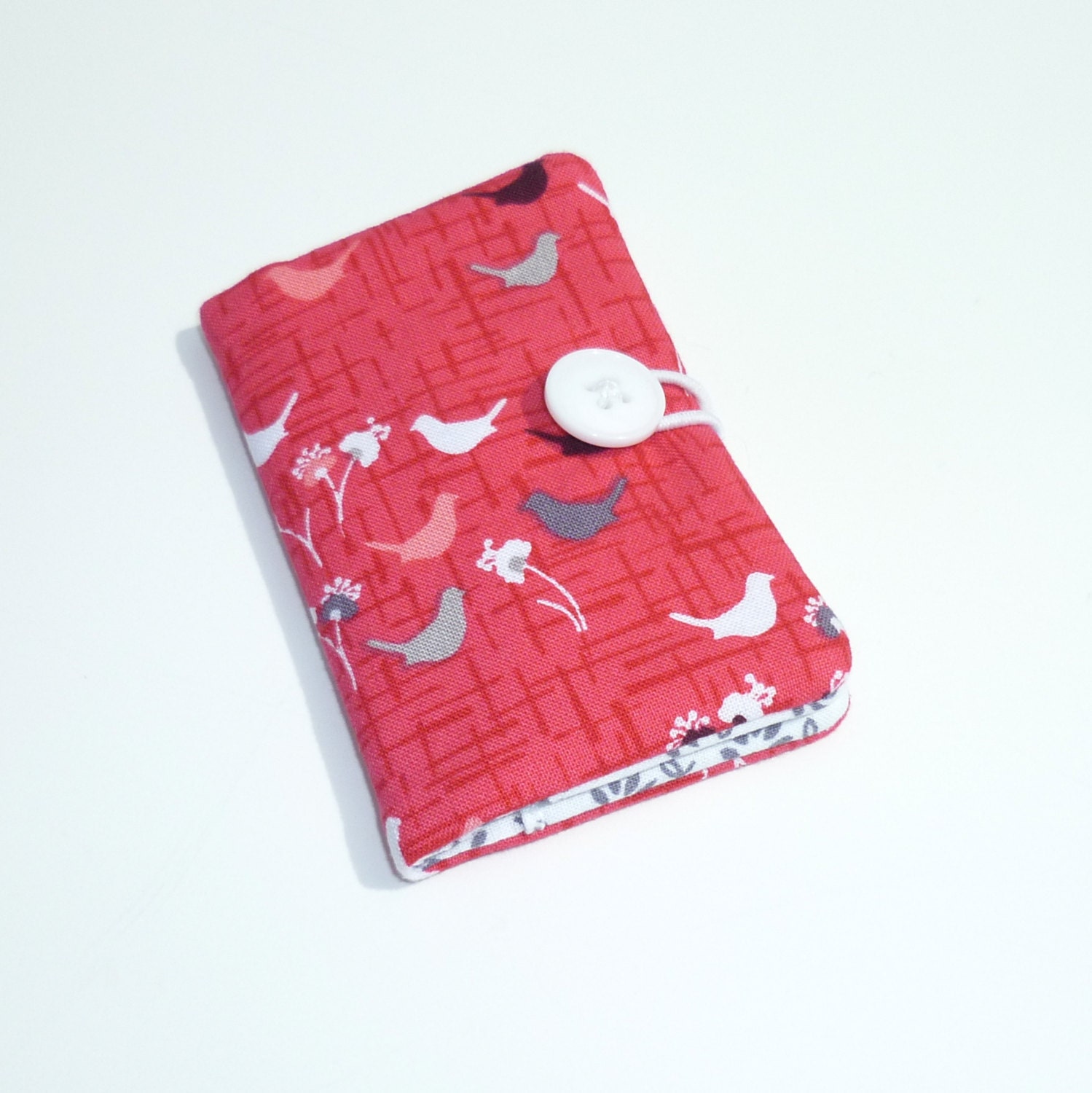 Business / Credit Card Case - Meadow in Pink