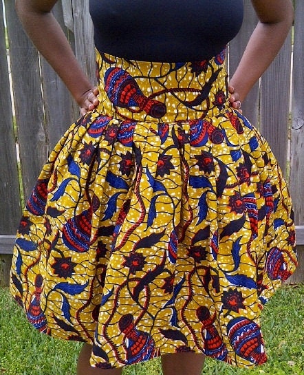 African Print Skirt