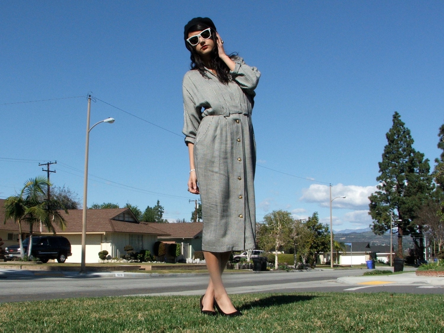 houndstooth bonnie dress