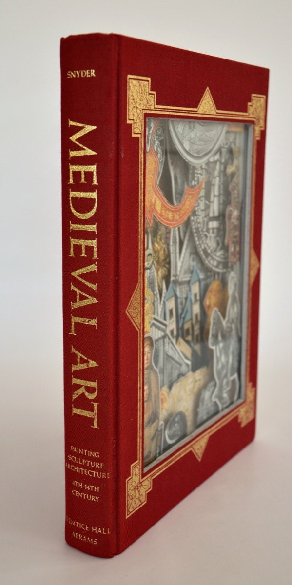 Book carving: "Medieval Art"