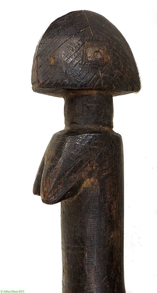 Mossi Figural Slingshot Burkina Faso African Artifact