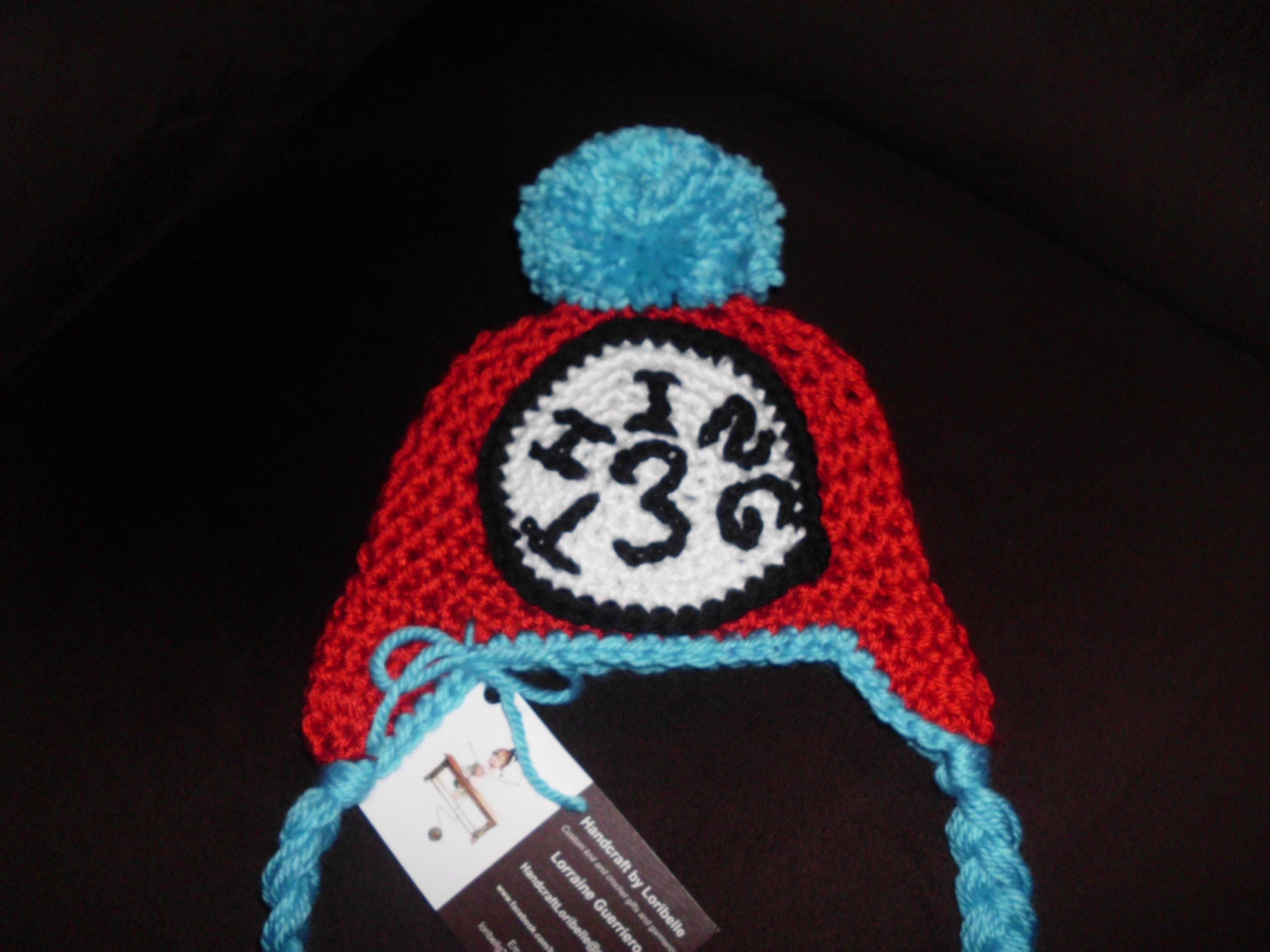 Baby Thing 1,2,3 etc. inspired Earflap Crochet Hat