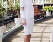 Oversized Clear Pvc Sleeved Sweater