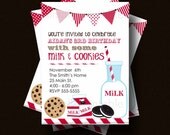 Milk & Cookies Birthday Invitation Il_170x135