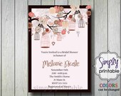 Bridal Shower Invitation with Vintage Birdcage & Flowers Il_170x135