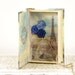 Paris Ring Bearer Book with Blue and Ivory details