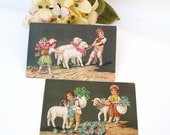 German Easter, Antique Post Cards, Vintage Easter Postcards