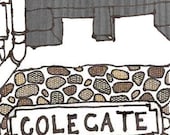 Bacon House Norwich - Digital Applique Print
