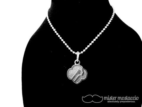 Girl Scout Necklace in Silver Tone