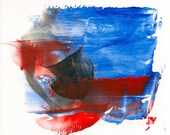 2 Degrees - Original abstract mixed media pinup glamour photograph with paint