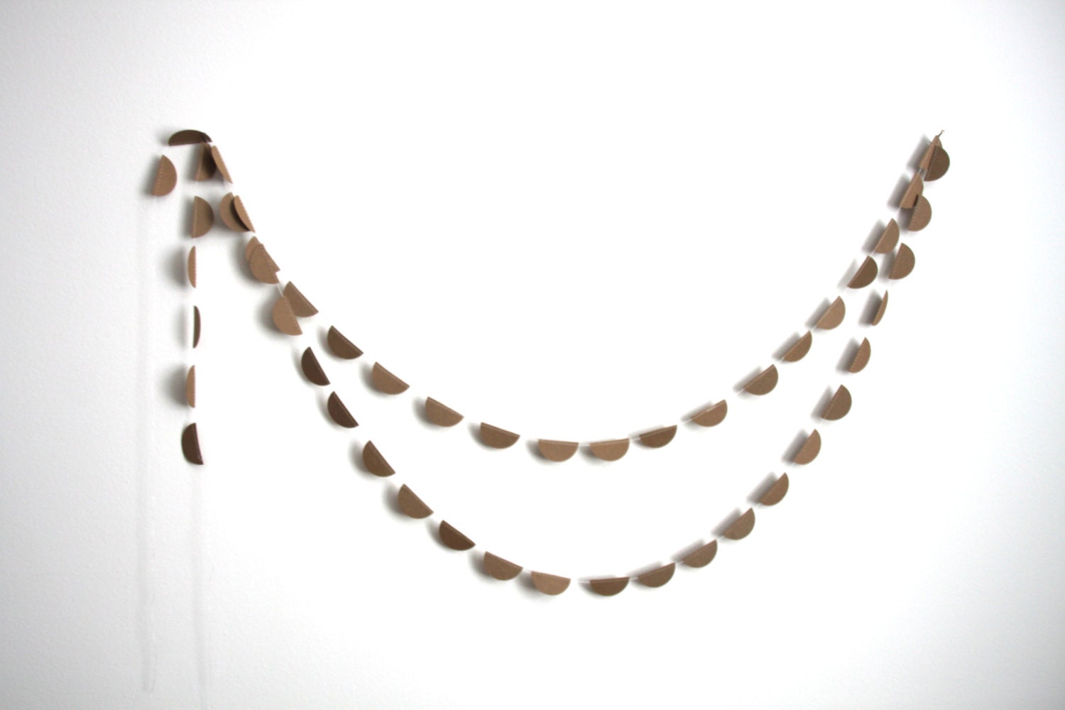 Craft Paper Bunting, paper garland, lovely neutral, party decoration, home decor