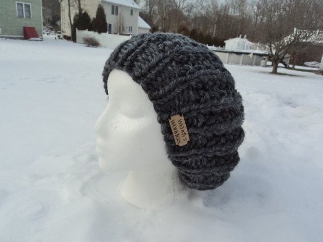 Womens,Chunky, Pom-Pom, Winter Hat