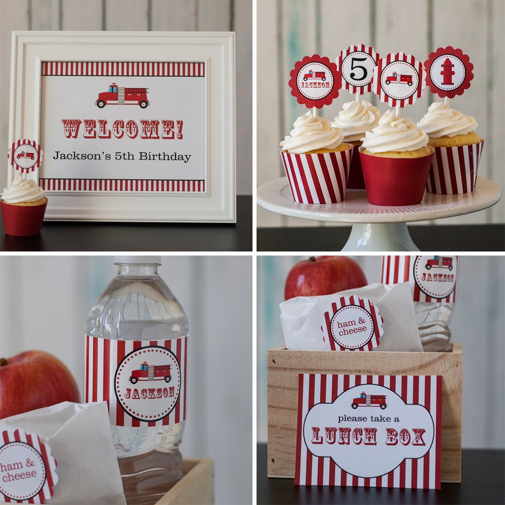 Printable Fire Truck Party Package Il_170x135