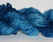 Super Bulky Blues Hand Dyed Yarn